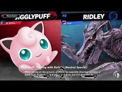 Smash @ Miz's WiFi 27 - Metal Militia (Jigglypuff) vs. Seal (Ridley) Winners Round 2