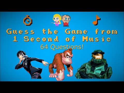 Guess the Game from 1 Second of Music