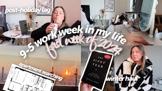 First Work Week of 2024! Apartment search updates, Post-holiday lag at work, back in my NYC routine