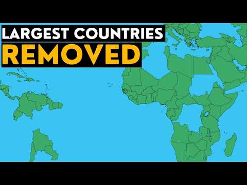 What If the Three Largest Countries Were Removed from Each Continent?