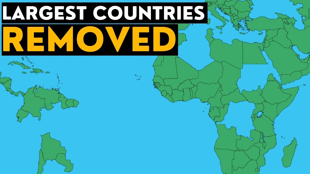 What If the Three Largest Countries Were Removed from Each Continent?