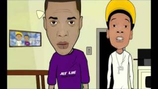 Wiz Khalifa & Currensy - How Fly [Cartoon Parody]