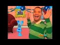 Blue S Clues Steve Kevin Duarte And Jospeh Sing The Mailtime Song And Blow Their Noisemakers