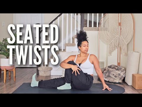 25 Minute Seated Yoga Stretch | Gentle, Slow & Twisty!