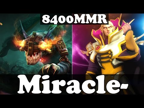 Dota 2 - Miracle 8400 MMR Plays Slark And Invoker - Ranked Match Gameplay
