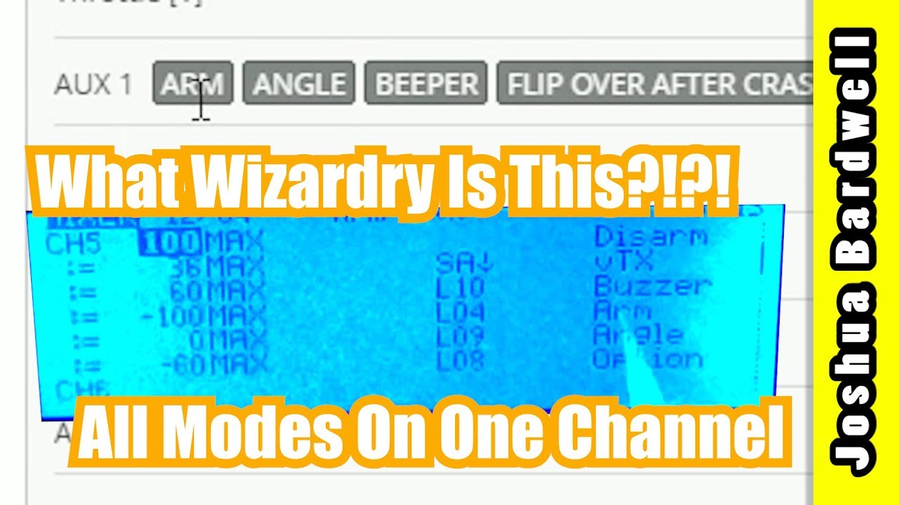 Mega Drone Stars ALL MODES ON ONE CHANNEL FrSky Taranis OpenTX