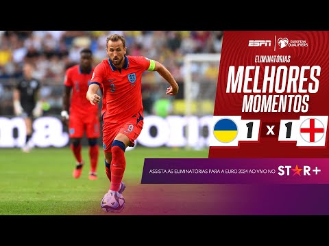 Gols e lances de Ucrânia x Inglaterra
