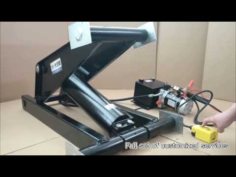 Dump trailer hydraulic hoist kit double acting hydraulic cylinder and power pack
