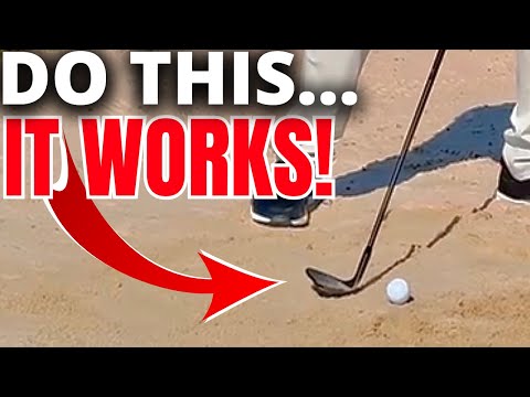 EASIEST way to get out of ANY Green Side Bunker - NEW STRATEGY!