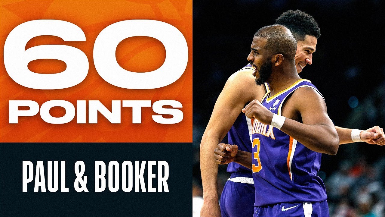Chris Paul & Devin Booker Combine For 60 PTS In Suns Win!