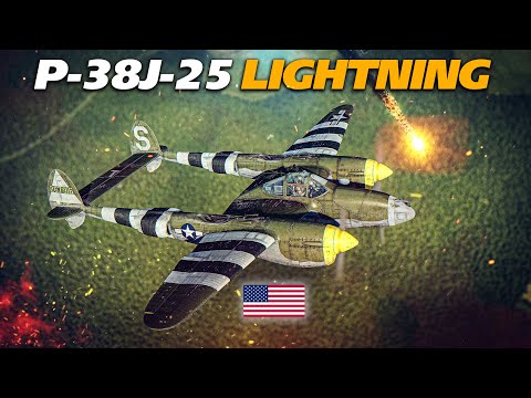2 Planes 1 Pilot | P-38J-25 Lightning On The Western Front/France | IL-2 | WWII