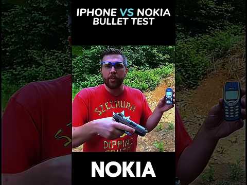 iPhone vs Nokia 3310 Bullet Test #iphone #nokia #edit
