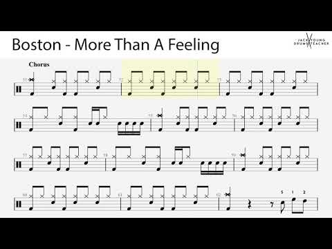 How to Play - More Than A Feeling - Boston 🥁