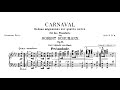 Robert Schumann Op 9 Carnaval Hamelin