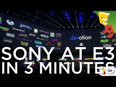 SONY at E3 in 3 minutes! E3 2014 Press Conference Supercut