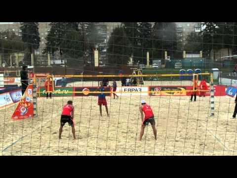 Beach Volleyball EEVZA 2013  Semifinal 1  Semenov Krasilnikov vs Plavins Solovejs