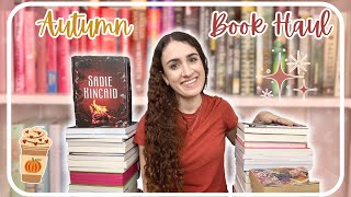 Cozy Fall Book Haul 🍂 | Mystery, Thriller, Historical &amp; Fantasy