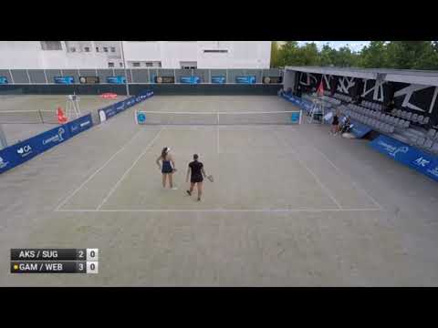 Ayla Aksu/Tess Sugnaux v Ingrid Gamarra Martins/Emily Webley-Smith -  CANTANHEDE (match incomplete)