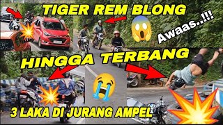 Download lagu NGERI ‼️ MEGAPRO NYUSRUK HINGGA TERBANG DI TANJAKAN JURANG AMPEL #extrime #ngopiwengjurang #tanaria mp3