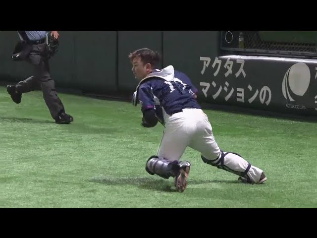 【6回裏】絶対に落とさない!! ライオンズ・森のスライディングキャッチ!! 2018/7/17 H-L