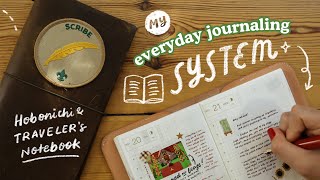 My Everyday Journaling System (Hobonichi Techo & TRAVELER's notebook) | Abbey Sy
