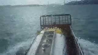 Delivering fuel to Angel Island on the LCM, The Allied Mariner