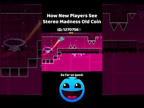 How New Players See Stereo Madness Old Coin?! #shorts