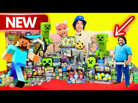 (INSANE) OPENING SO MANY MINECRAFT MOVIE AND MORE!