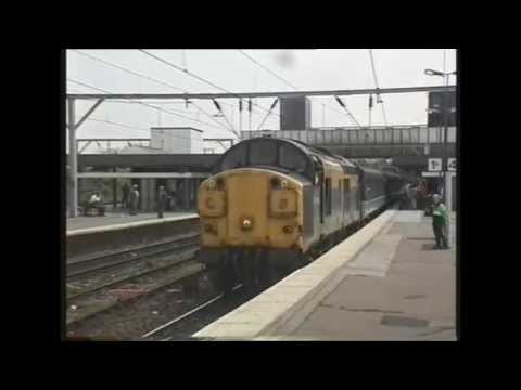 Class 37s on Holyhead Trains in the West Midlands Part 2