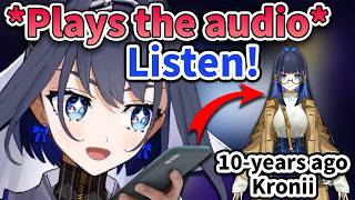 Kronii Found Her Old Video and was Surprised by Her Voice