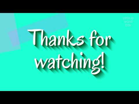 How to say "hlonipha"! (High Quality Voices)