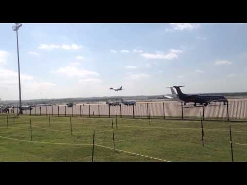 Alliance Airshow 2012 "saying goodbye to the B1"