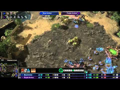 [Nerchio + Bly] Vs. [Beastyqt + QXC] G1 -ZvT- GnomeJon Archon Mode Cup