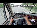 2019 Freightliner Cascadia With 44 Trailer Hauling Race Cars With Toterhome POV Drive