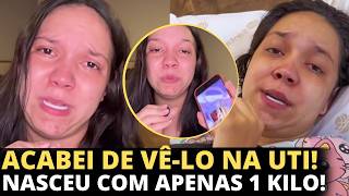 Vitória Souza tem parto de urgência! Ela expõe tudo o que aconteceu e encontro com filho na UTI