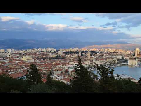 Timelapse of Sunset - Split, Croatia