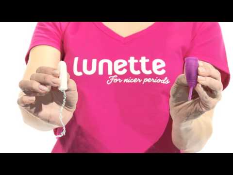 Lunette menstrual cup size