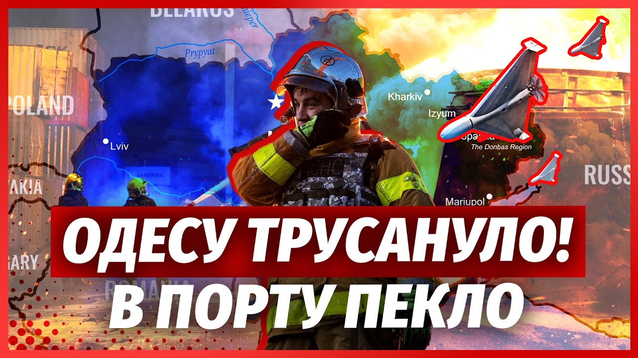 🚀ЩОЙНО! Серія ВИБУХІВ в Одесі. Порт ВИБУХАЄ ЦІЛИЙ ДЕНЬ. В Харкові ТЕРАКТ. Пон