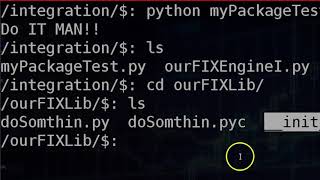 Python: How to create & import packages