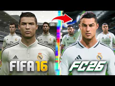 I Rebuild Real Madrid From FIFA 16 to FC 26!