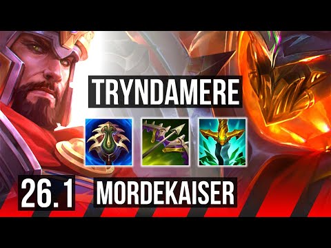 TRYNDAMERE vs MORDEKAISER (TOP) | 42K damage | NA Master | 26.1