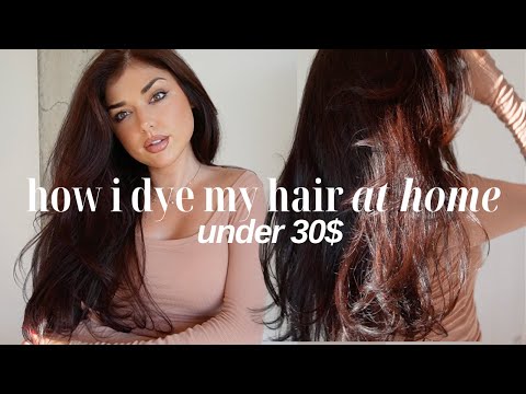 How to Dye Your Hair at Home | Warm Red Chocolate Brown & 100% Grey Coverage