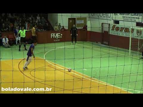 Gols de Atrevidos (2)1 x 1(3) Luziense. Oitavas de Finais do Futsal Série B de Tijucas 2019