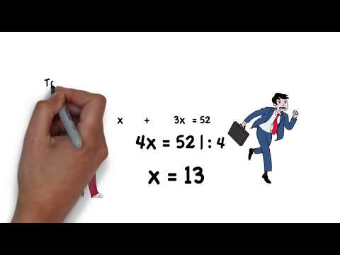 Altersrätsel lösen - Gleichung aufstellen für Altersrätsel