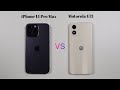 iPhone 14 Pro Max vs Motorola E13 | Speed Test