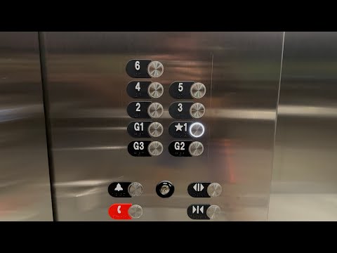 AMAZING OTIS GEN2 TRACTION ELEVATORS - BLVD Ansel Garage - Rockville, MD