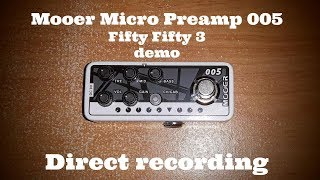 MOOER Micro Preamp 005 Pedale Preamplificatore Per Chitarra - Simulatore EVH 5150 Con Cabinet