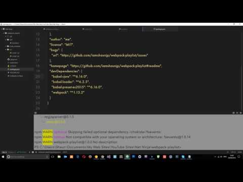Webpack Tutorial for Beginners 4 Babel Loaders