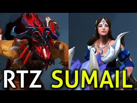Arteezy [Bloodseeker] vs SumaiL [Mirana] Dota 2 - Insane Battle FPL