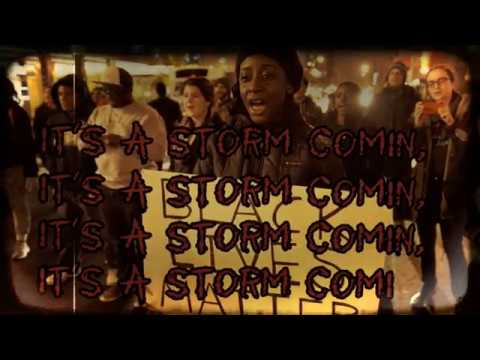 RAH DIGGA - Storm Comin' feat. Chuck D (Prod. by Marco Polo) [LYRIC VIDEO]